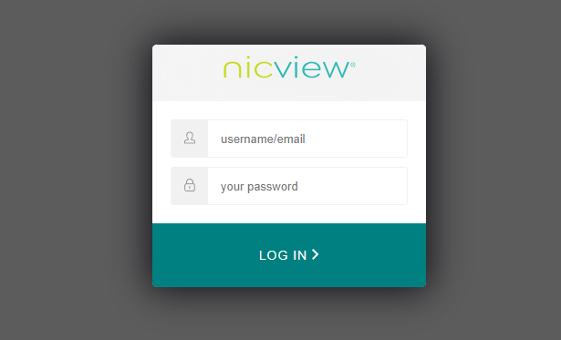 nicview.net Login Page